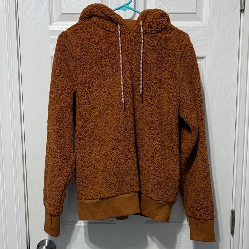 Athleta Warm Tan Sherpa Jacket